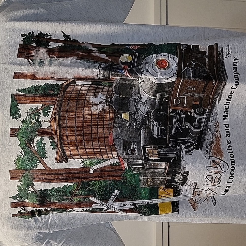 Shay steam train tee (new)